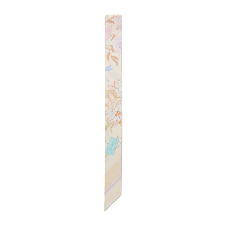 Gucci Printed Silk Ribbon