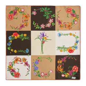 Gucci Printed Twill Silk Bandana 1