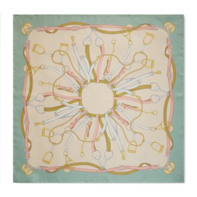 Gucci Printed Twill Silk Square Scarf 1
