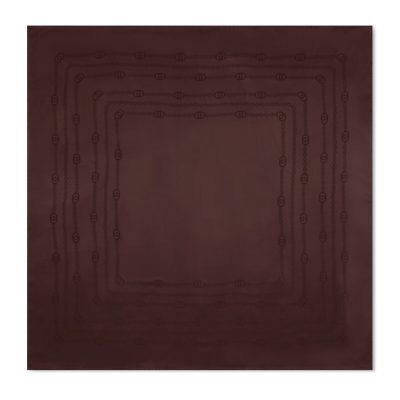 Gucci 互扣式双G链带桑蚕丝方巾 1