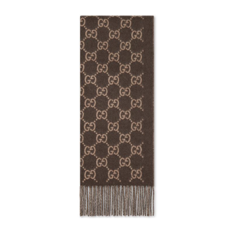 Gucci GG山羊绒围巾