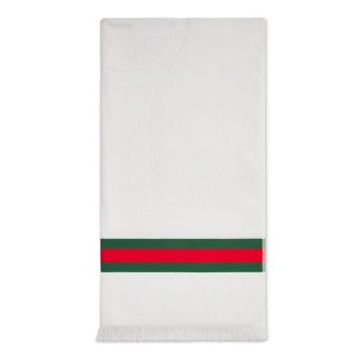 Gucci 饰织带厚绒布沙滩毯 1