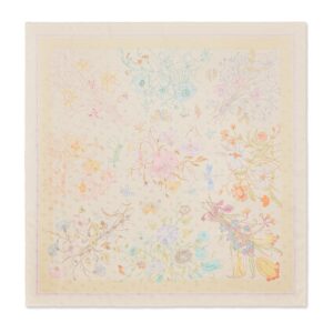 Gucci GW103-GUCCI-873535 3G009 9272-Printed double-G silk jacquard scarf