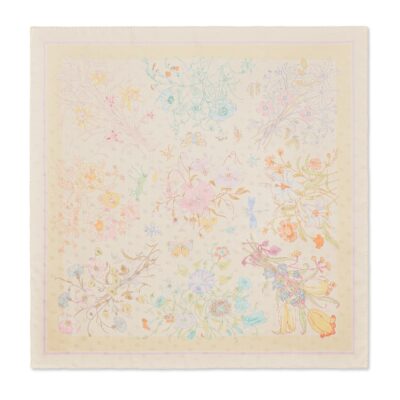 Gucci GW103-GUCCI-873535 3G009 9272-Printed double-G silk jacquard scarf