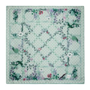 Gucci GW112-GUCCI-777066 3G001 3967-Printed silk twill scarf