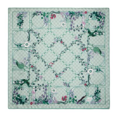 Gucci GW112-GUCCI-777066 3G001 3967-Printed silk twill scarf
