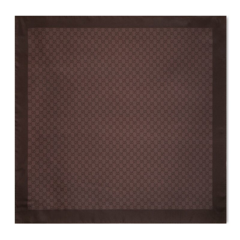 Gucci GW122-GUCCI-865412 3G001 2164-GG lenço em jacquard de sarja de seda
