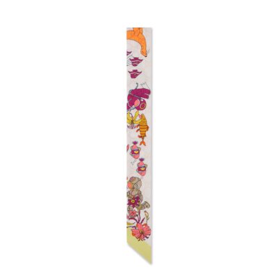 Gucci GW142-GUCCI-856244 3G001 4900-Printed silk ribbon