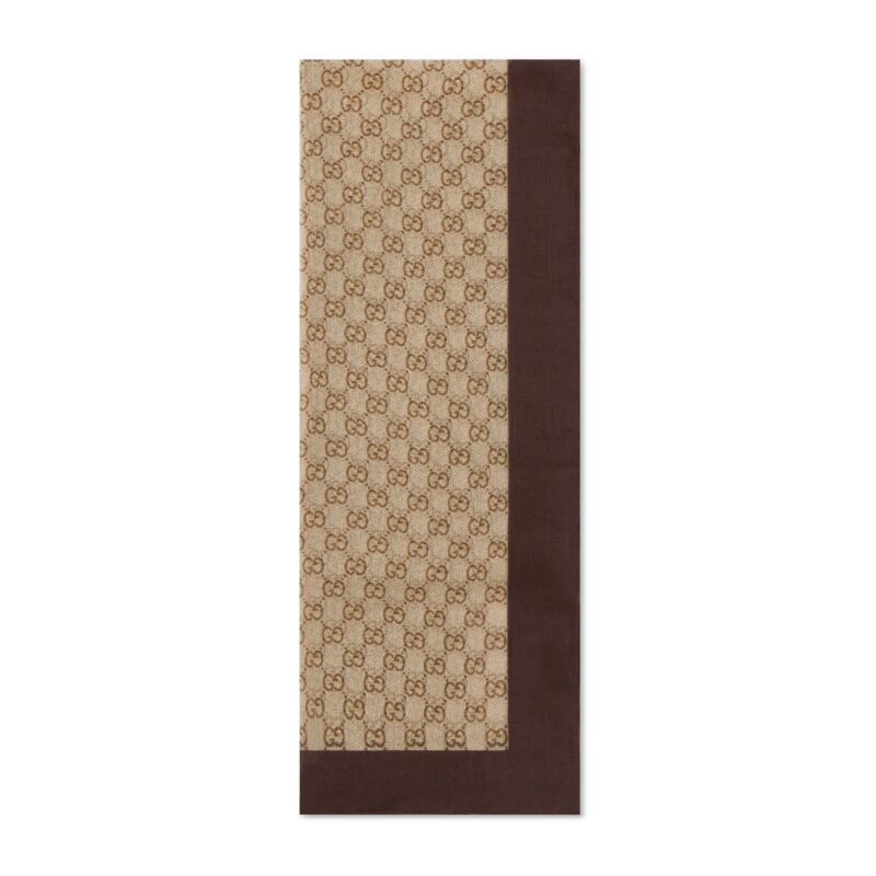 Gucci GW155-GUCCI-865265 3GAQS 9965 - Châle en mousseline de soie imprimée