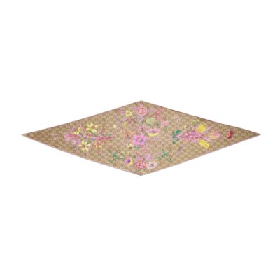 Gucci GW162-GUCCI-874781 3G001 5872-Printed GG silk twill muffler