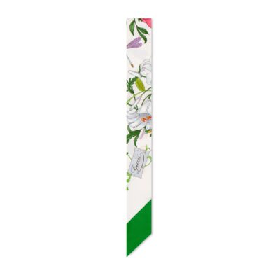 Gucci GW166-GUCCI-825121 3G001 9067-Printed silk ribbon