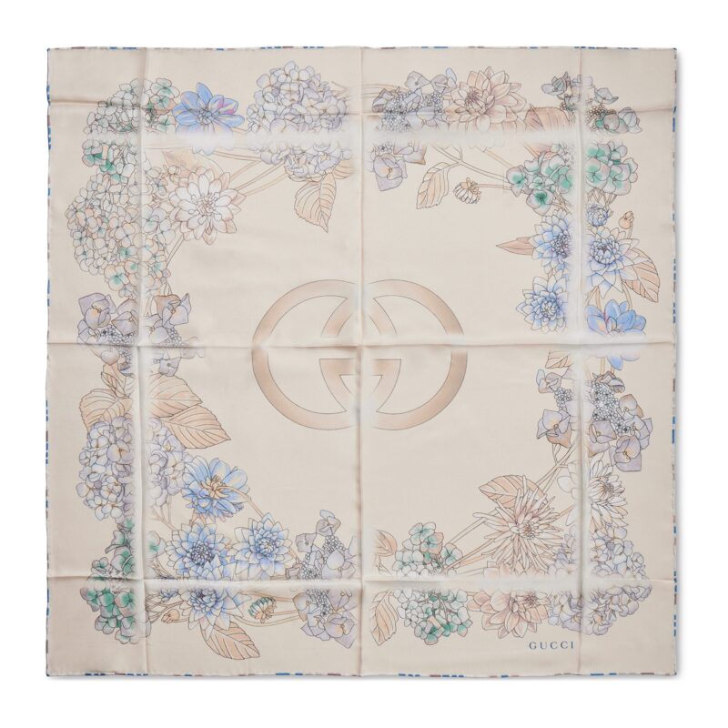 Gucci GW186-GUCCI-868470 3G001 9272 - Lenço em sarja de seda estampada