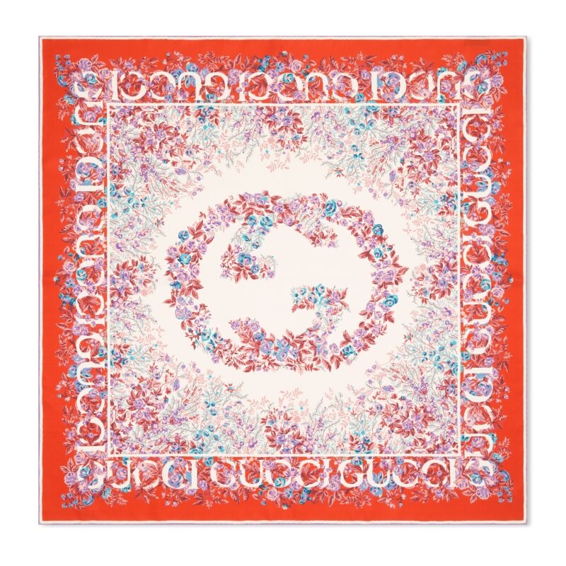Gucci GW188-GUCCI-783157 3G001 7571 - Écharpe en twill de soie imprimé