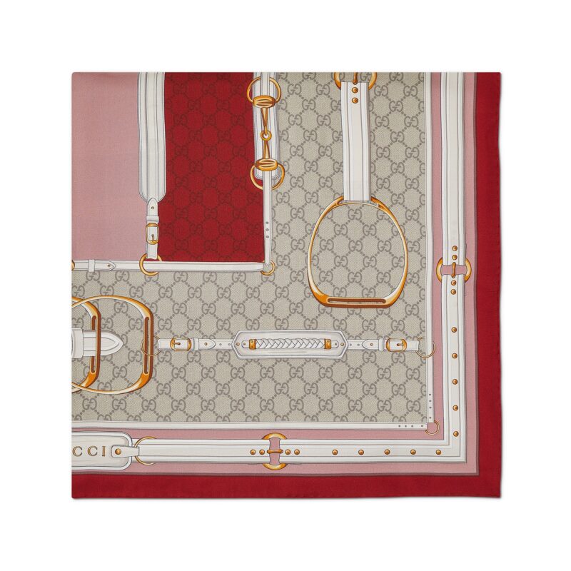 Gucci GW193-GUCCI-813625 3G001 6172 - Lenço em sarja de seda estampada