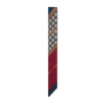Gucci GW195-GUCCI-791008 3G001 6168-Gucci Collection Printed Silk Bow Tie