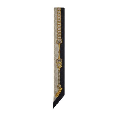 Gucci GW207-GUCCI-774819 3G001 1079-printed silk twill ribbon