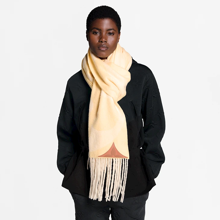 Louis Vuitton snowy Kaleidoscope scarf