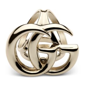 Gucci GW212-GUCCI-855134 3HBEB 8000 - Anello con fibbia a forma di doppia G