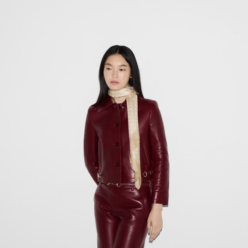 Шёлковый шарф Gucci GW217-GUCCI-812251 3G001 9078-GG