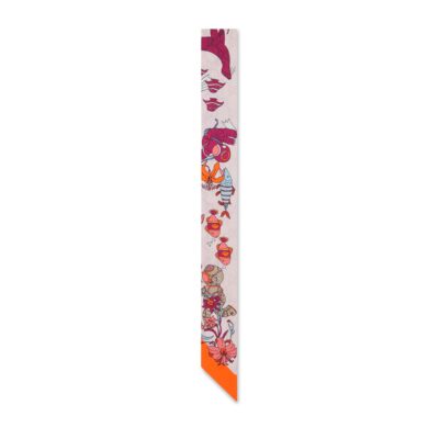 Gucci GW222-GUCCI-856244 3G001 5900-Printed silk ribbon