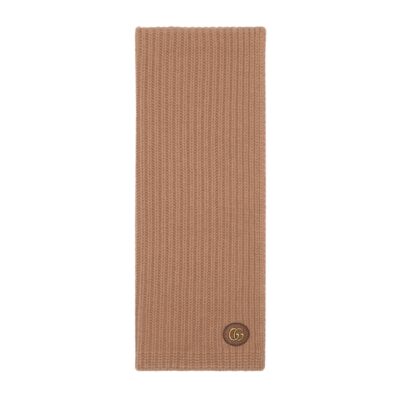 Gucci GW243-GUCCI-773426 3GB02 9800 - double G wool cashmere scarf
