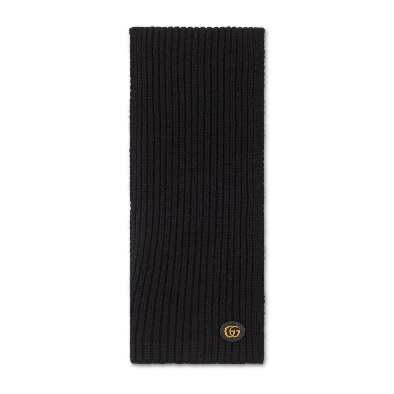 Gucci GW244-GUCCI-773426 Écharpe en laine et cachemire à motif « double G » aux 1 000 nuances, 3GB02