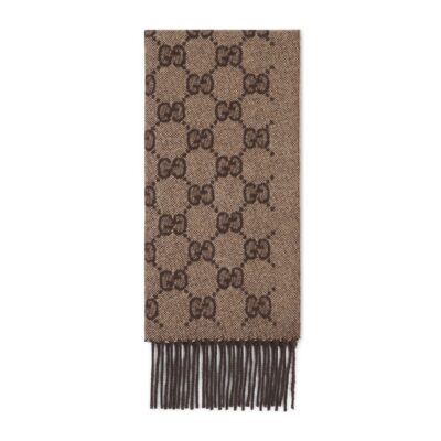 Gucci GW248-GUCCI-853213 3GAMK 2564-GG cashmere silk scarf