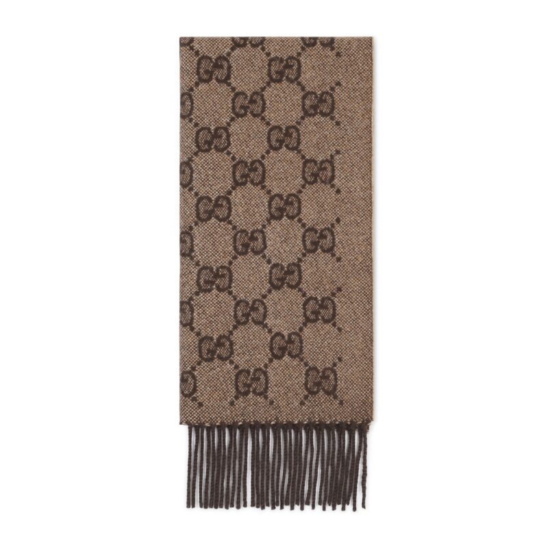 وشاح من الكشمير والحرير من غوتشي GW248-GUCCI-853213 3GAMK 2564-GG