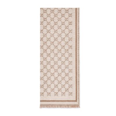 Gucci GW262-GUCCI-839035 3GAMQ 9778-GG wool scarf