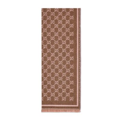 Gucci GW264-GUCCI-839035 3GAMQ 2572-GG wool scarf