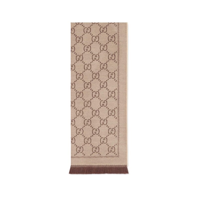 Écharpe en laine Gucci GW267-GUCCI-133483 3G200 2764-GG