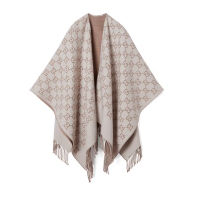 Gucci GW271-GUCCI-817831 3G200 9165-GG wool jacquard cloak