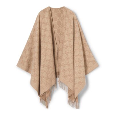 Gucci GW272-GUCCI-853216 3GAMK 9079-GG cashmere silk cloak