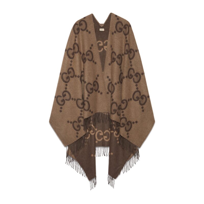 グッチ GW274-GUCCI-774308 4GABX 9764-リバーシブル スーパーダブルG カシミア クローク
