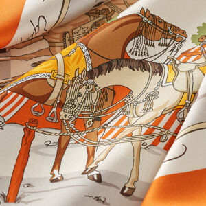 Hermès harness elegance aesthetic scarf 70