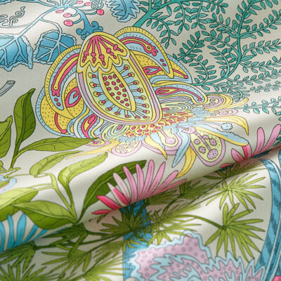 Hermès painters' garden scarf 70