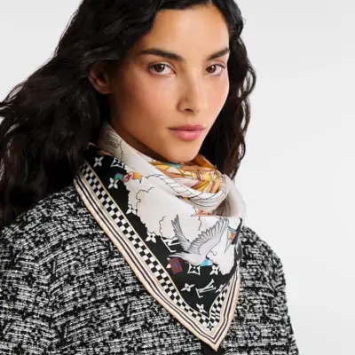 Louis Vuitton from the cloud scarf 90