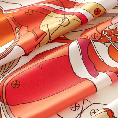 Hermès Pegasus 140 scarf