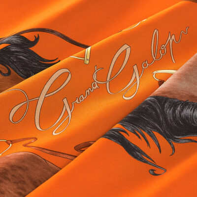 Hermès carries the scarf 90