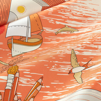Hermès Poetic Odyssey Scarf 90