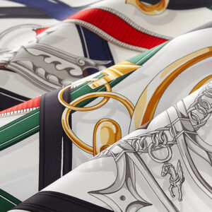 Hermès legendary saddle scarf 90