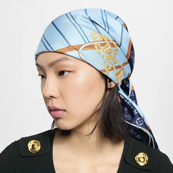 Louis Vuitton MY neverfull scarf 90