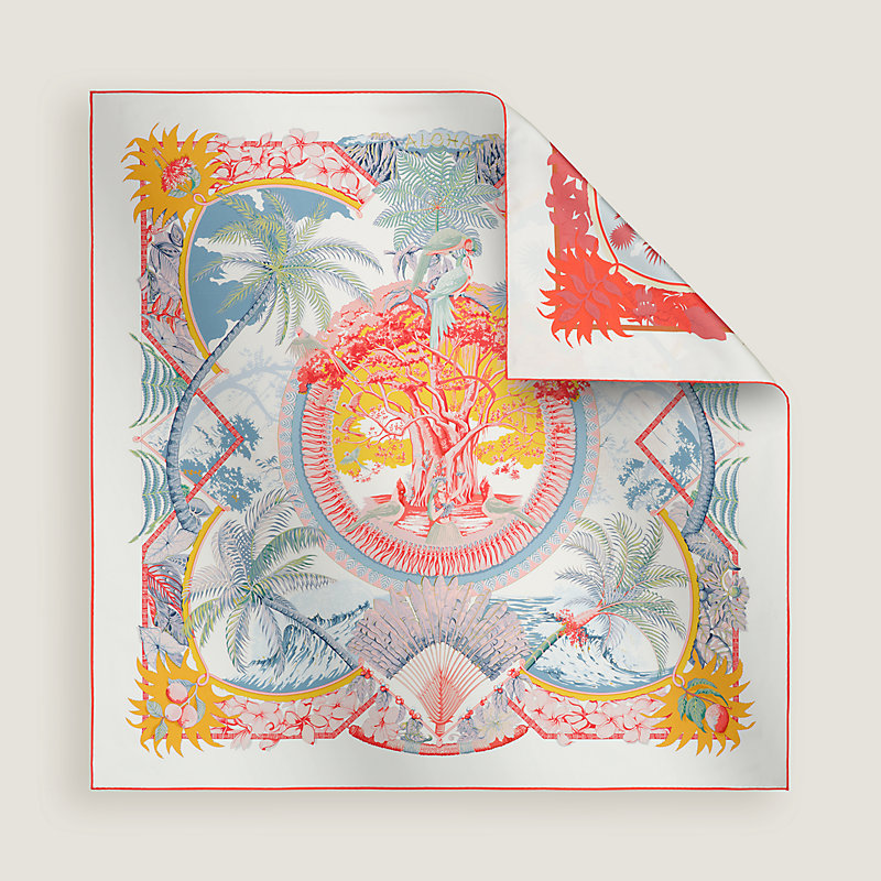 Hermès Aloha 90 reversible scarf
