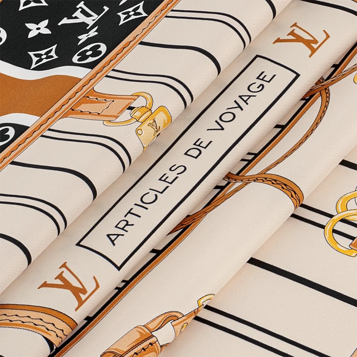 Louis Vuitton MY neverfull scarf 90