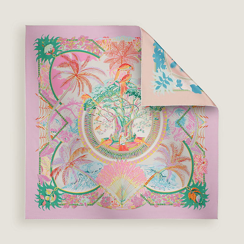 Hermès Aloha 90 reversible scarf