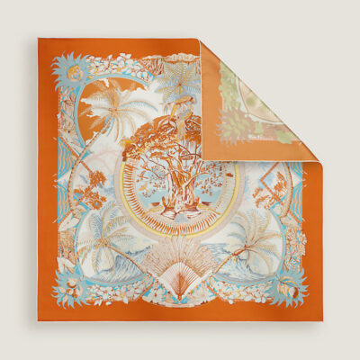 Hermès Aloha 90 reversible scarf