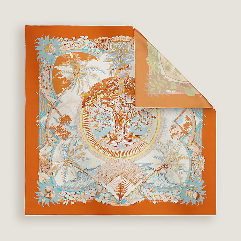 Hermès Aloha 90 reversible scarf