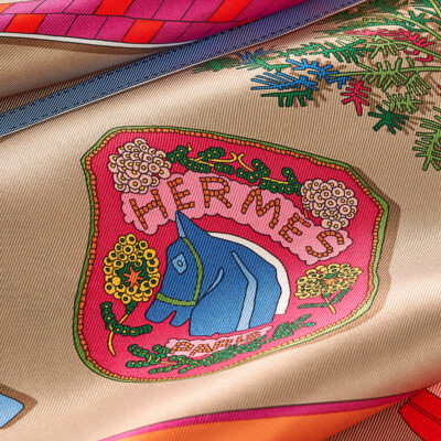 Hermès Elegant Walking Scarf 70