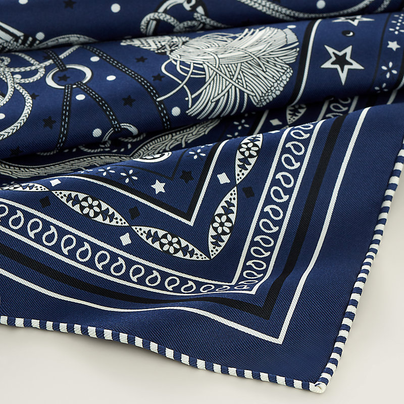 Hermès sabre march 55 silk scarf