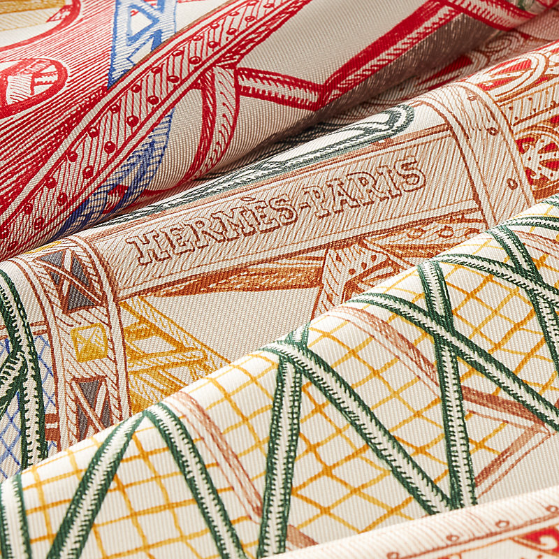 Hermès Horse of Hephaestus scarf 90